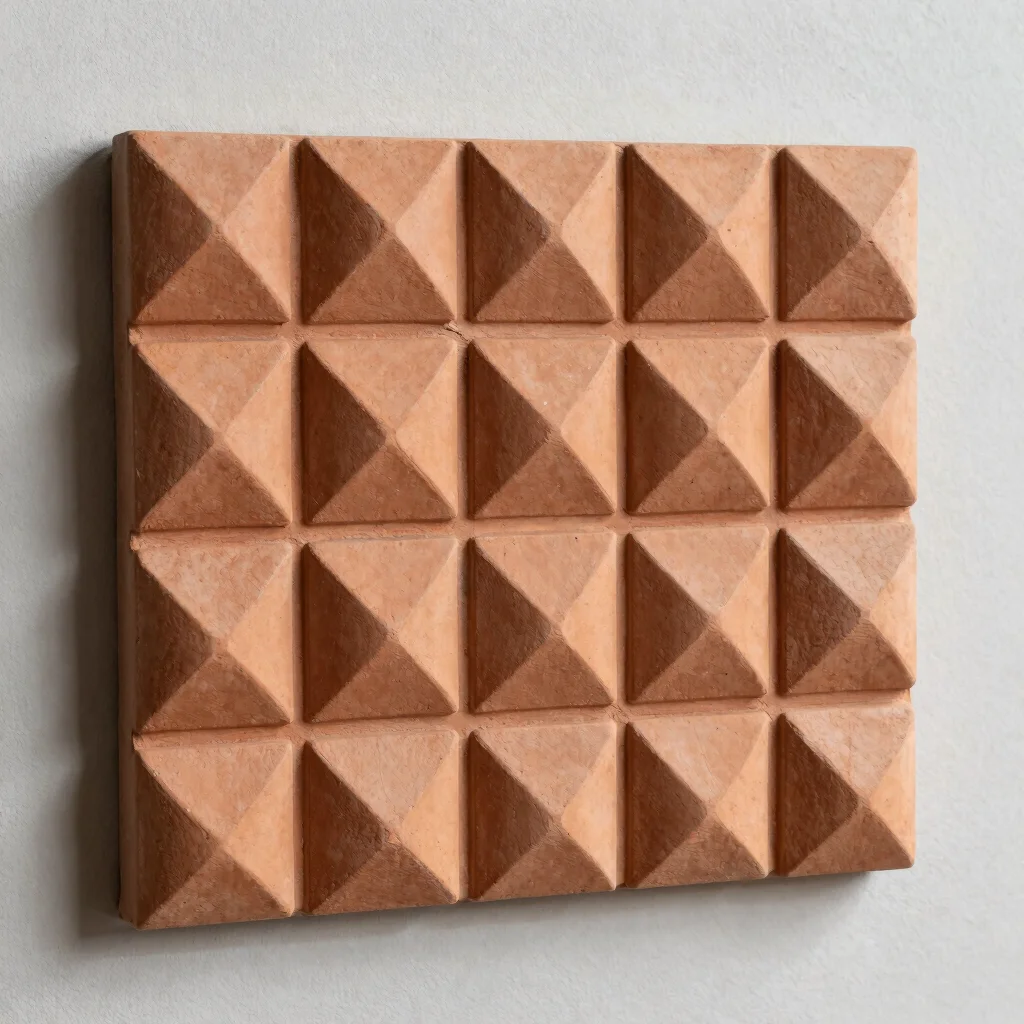 Terracotta Geo 3D Wall Tile