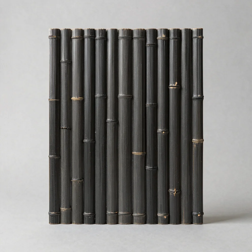 Charcoal Bamboo Fiber Fluted Panel